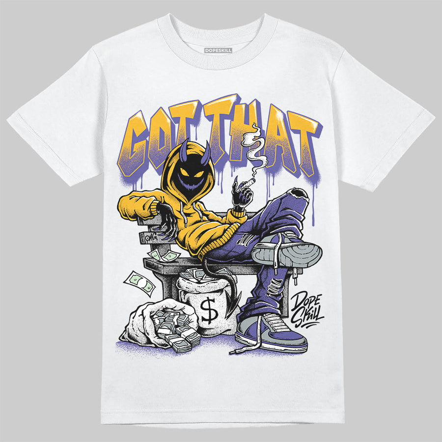 Lakers 4s DopeSkill T-Shirt Got That Graphic