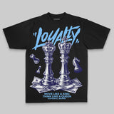 University Blue Oversize Print 'Loyalty' DopeSkill Graphic T-shirt