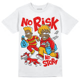 Red Collection DopeSkill T-Shirt No Risk No Story Graphic