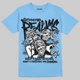 Powder Blue 9s DopeSkill T-Shirt Distorted Realms Graphic