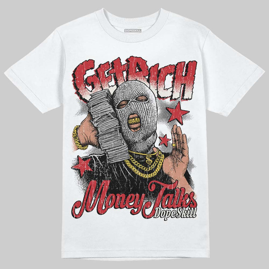 Flight Club 4s DopeSkill T-Shirt Get Rich Graphic