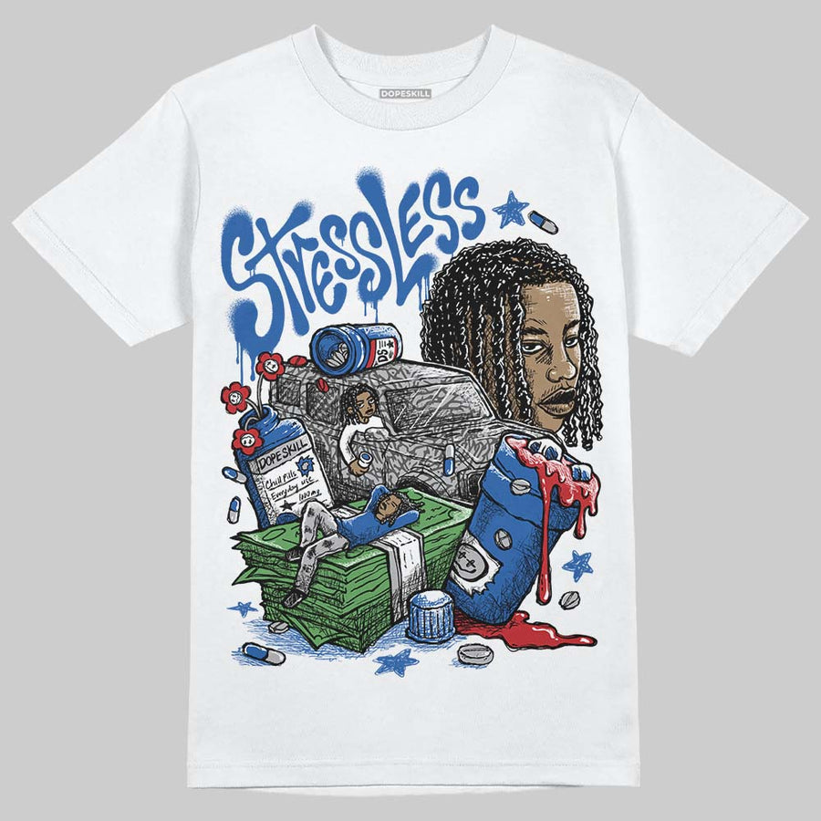 “True Blue” 3s DopeSkill T-Shirt Stressless Graphic