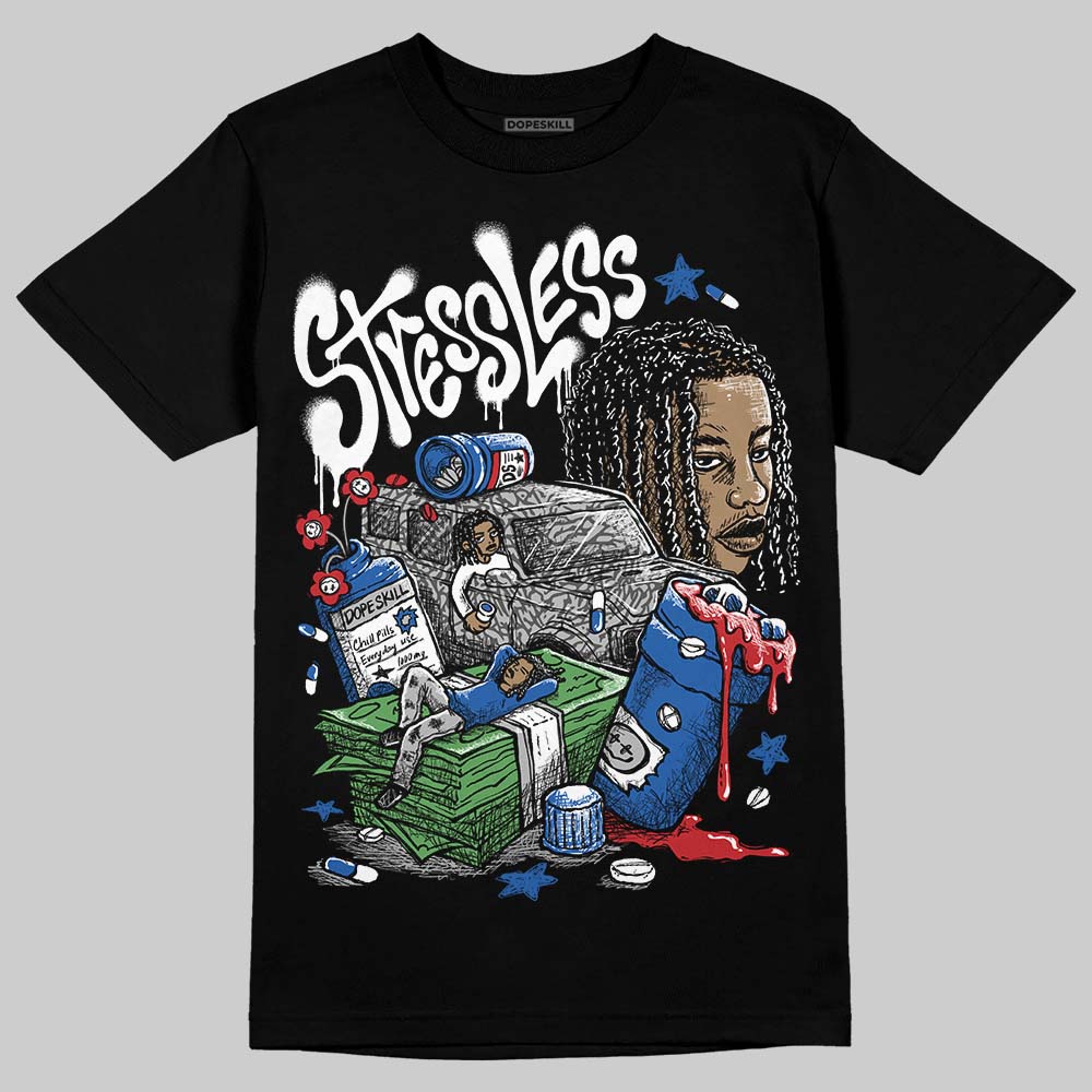 “True Blue” 3s DopeSkill T-Shirt Stressless Graphic