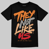 'Orange Citrus' 3s DopeSkill T-Shirt They Not Like Us Graphic