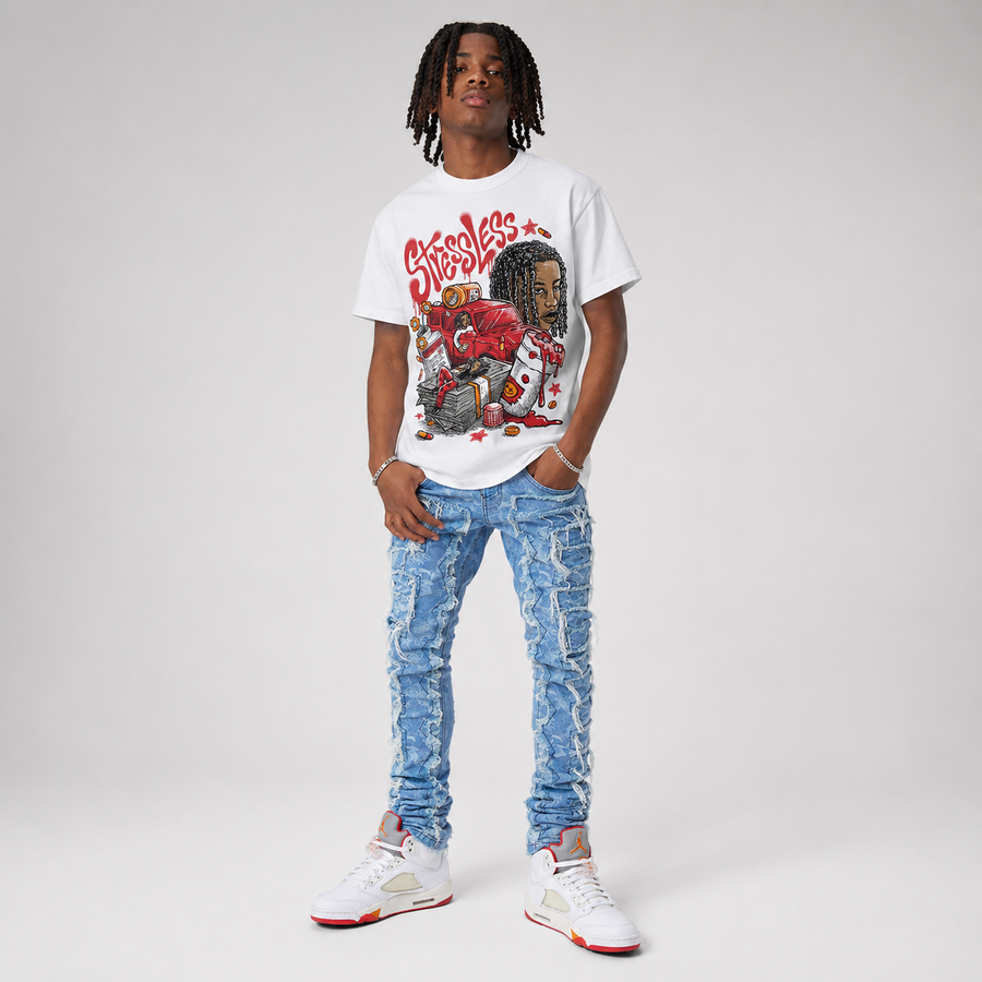 Sunset 5s DopeSkill T-Shirt Stressless Graphic