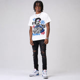 “True Blue” 3s DopeSkill T-Shirt Work Hard Rise Above Graphic