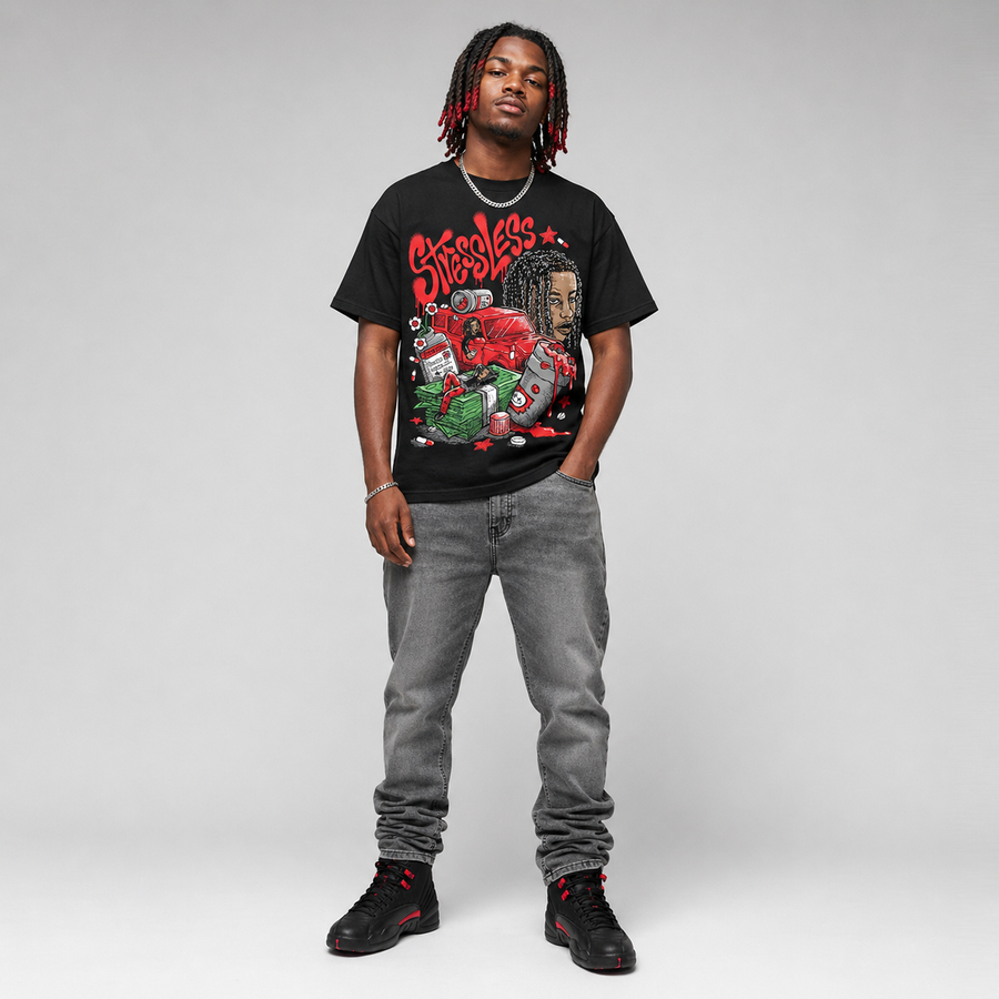 “Bloodline” 12s DopeSkill T-Shirt Stressless Graphic
