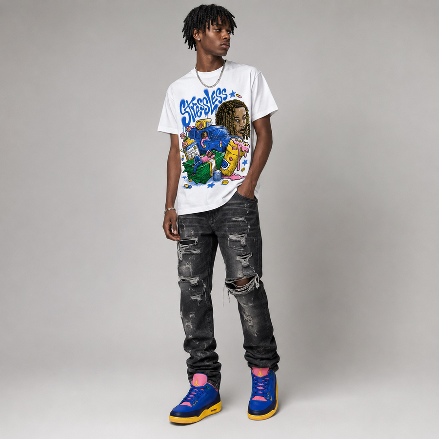 Brazil 3s DopeSkill T-Shirt Stressless Graphic