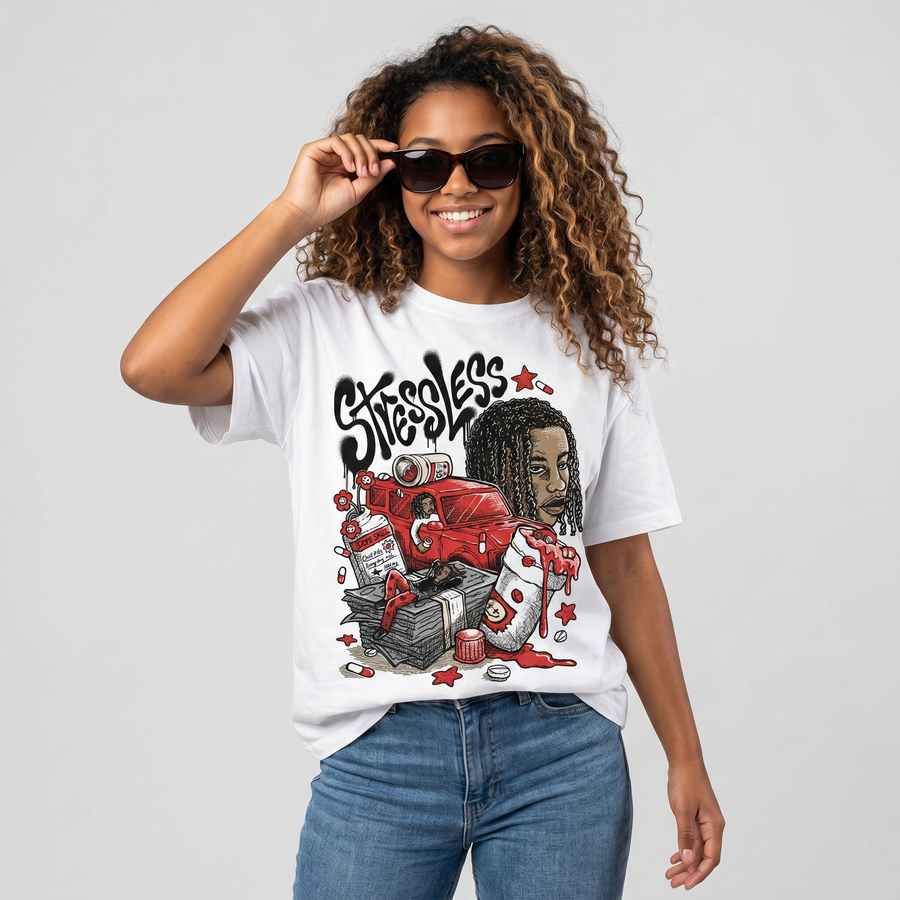Nigel Sylvester x 4s “Brick After Brick” DopeSkill T-Shirt Stressless Graphic