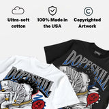 “True Blue” 3s DopeSkill T-Shirt Sorry I've Been Trappin Graphic