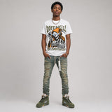 Olive 5s DopeSkill T-Shirt Go Fund Yourself Graphic