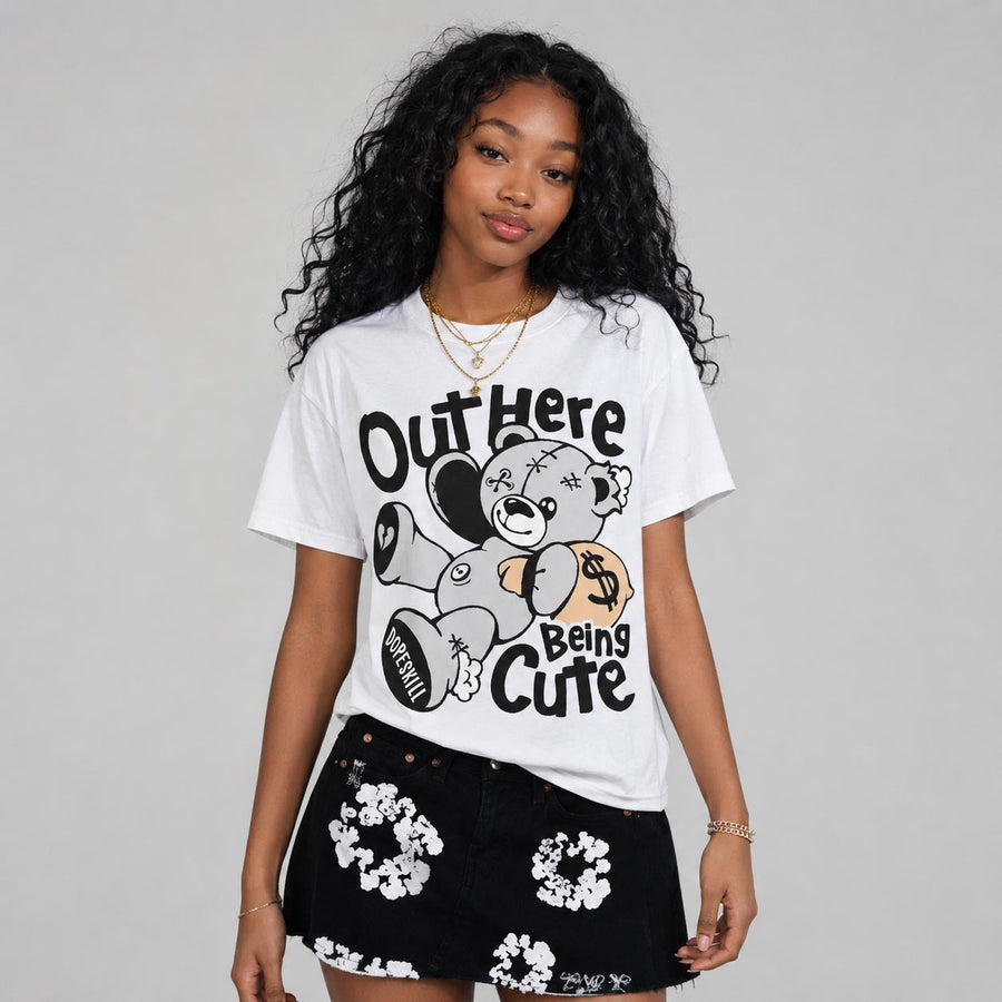 Dunk Panda White Black DopeSkill T-Shirt Out Here Being Cute Graphic