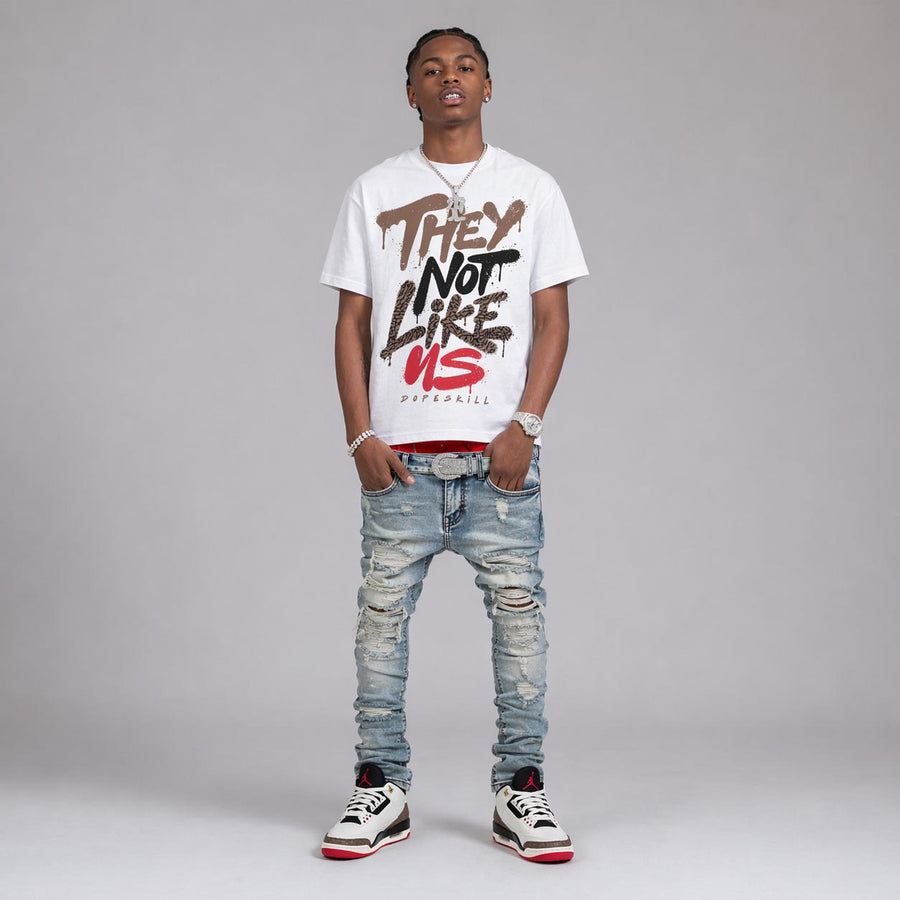 World’s Best Dad 3s DopeSkill T-Shirt They Not Like Us Graphic