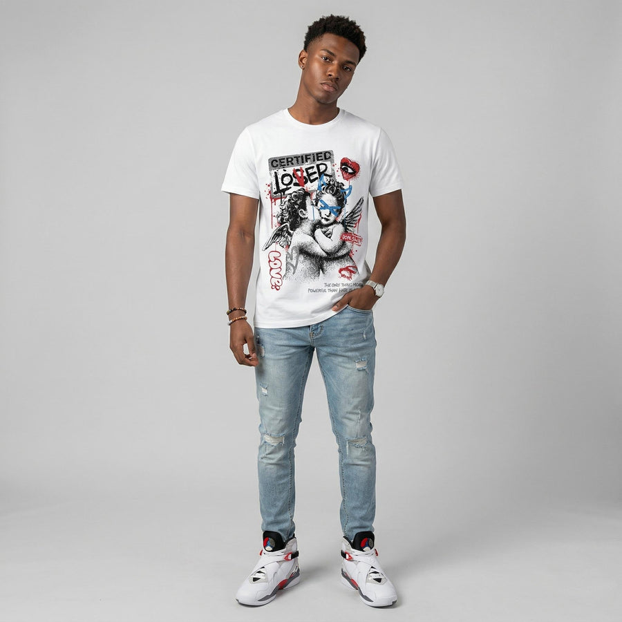 Bugs Bunny 8s DopeSkill T-Shirt Certified Lover Graphic