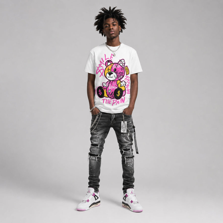 Comic 4s DopeSkill T-Shirt Smile Through The Pain Graphic
