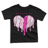 Triple Pink Dunk Low DopeSkill Toddler Kids T-shirt Slime Drip Heart Graphic