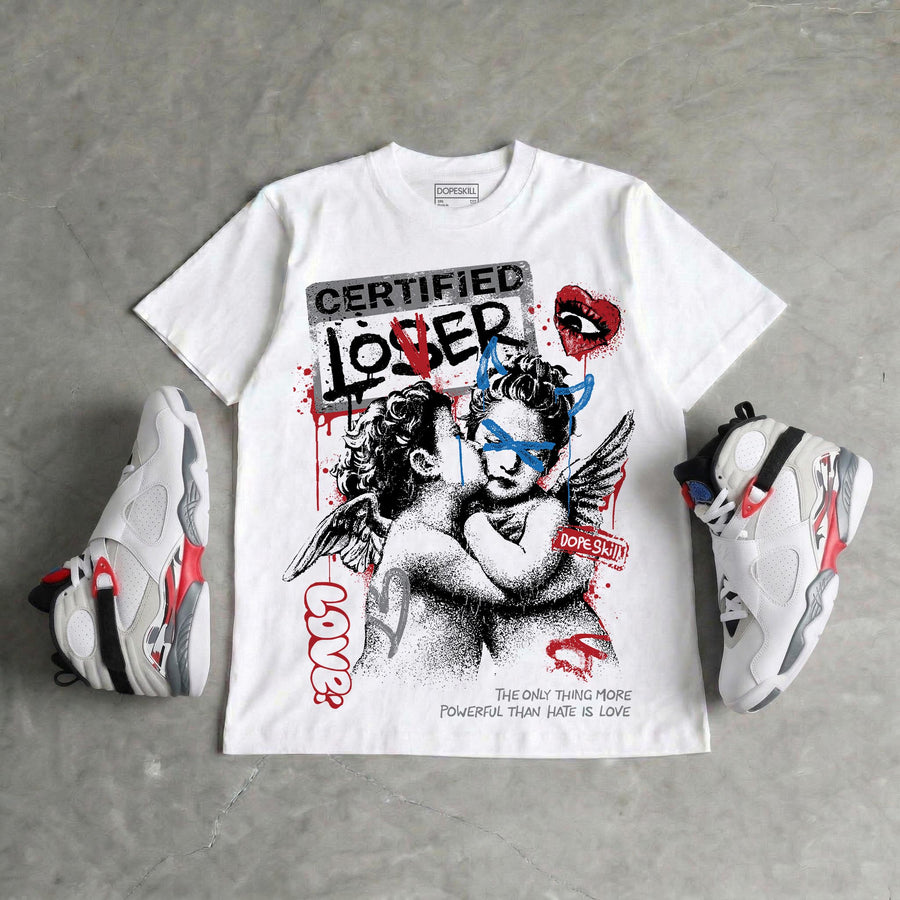 Bugs Bunny 8s DopeSkill T-Shirt Certified Lover Graphic