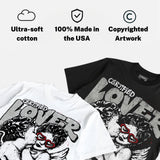 Bugs Bunny 8s DopeSkill Oversize Print T-Shirt Real Ones Choose Loyalty Graphic