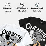 Dunk Panda White Black DopeSkill T-Shirt Out Here Being Cute Graphic