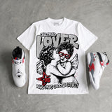 Bugs Bunny 8s DopeSkill Oversize Print T-Shirt Real Ones Choose Loyalty Graphic