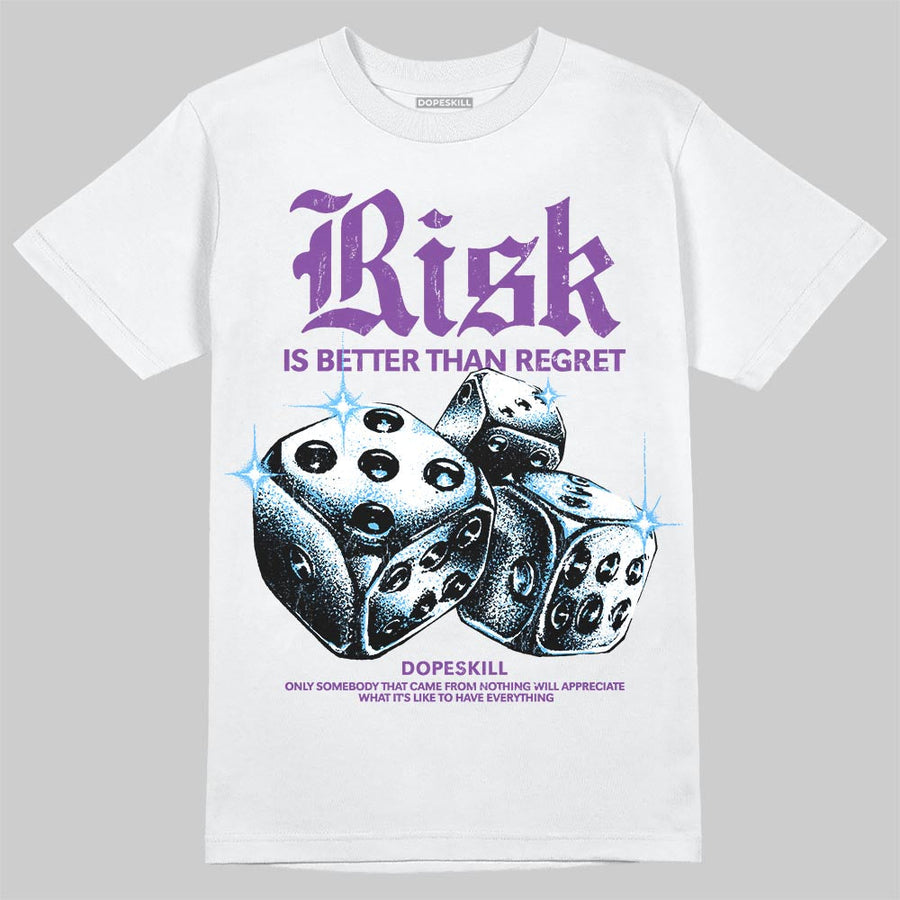 PURPLE 'Risk Is Better Than Regret' DopeSkill Graphic T-Shirt