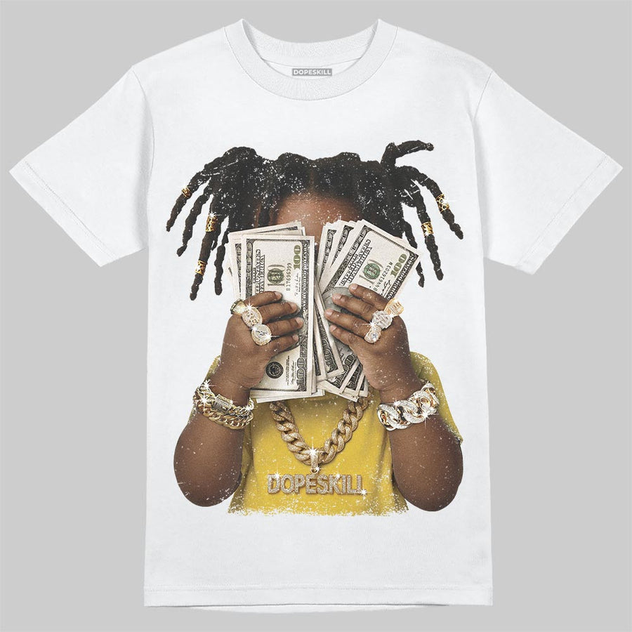 Black Tour Yellow AJ 4 Thunder DopeSkill T-Shirt Rich Youth Graphic