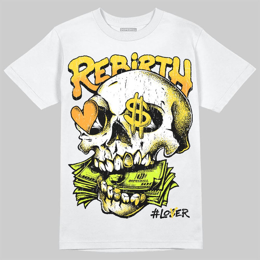 Black Tour Yellow AJ 4 Thunder DopeSkill T-Shirt Rebirth Graphic