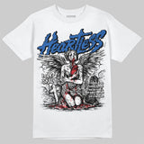 “True Blue” 3s DopeSkill T-Shirt Heartless Graphic
