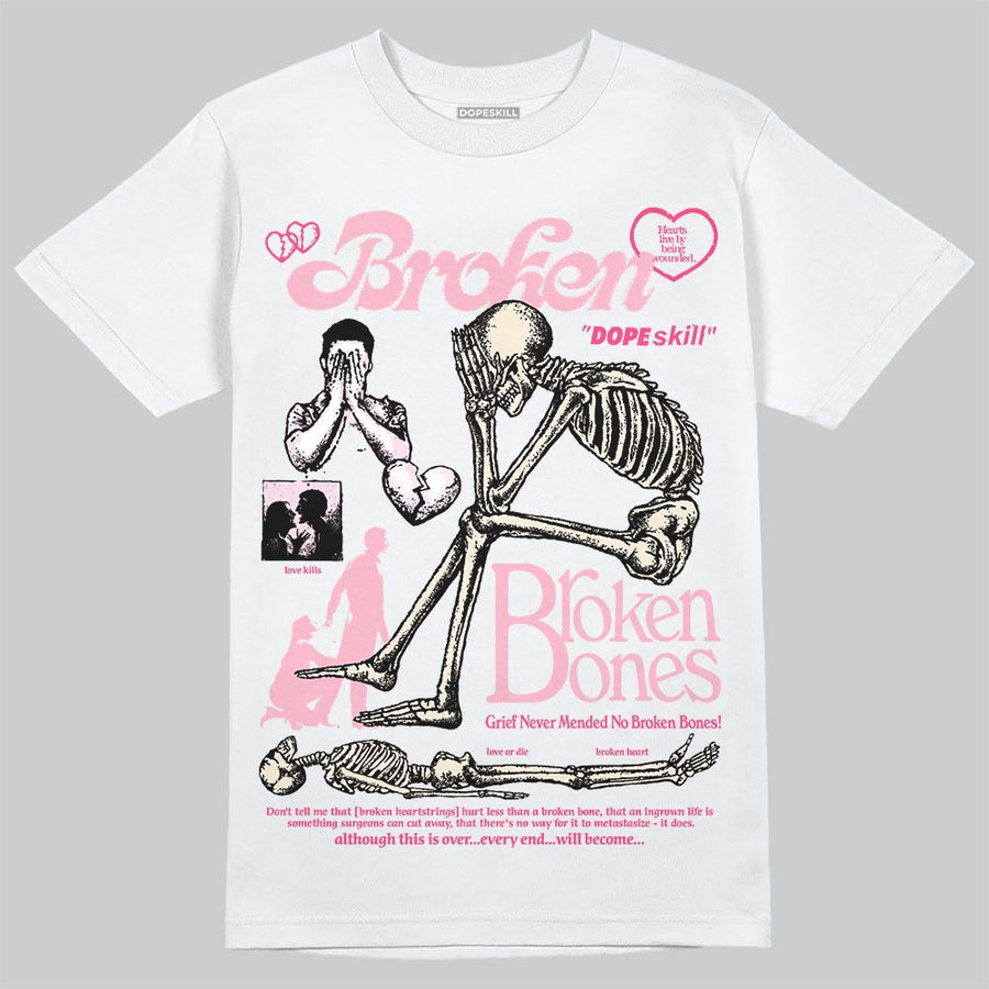 Iced Carmine 4s DopeSkill T-Shirt Broken Bones Graphic