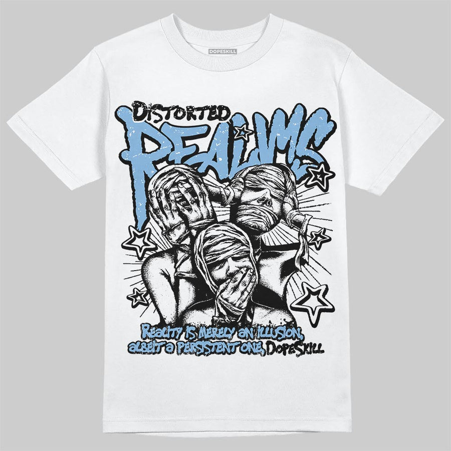 Powder Blue 9s DopeSkill T-Shirt Distorted Realms Graphic