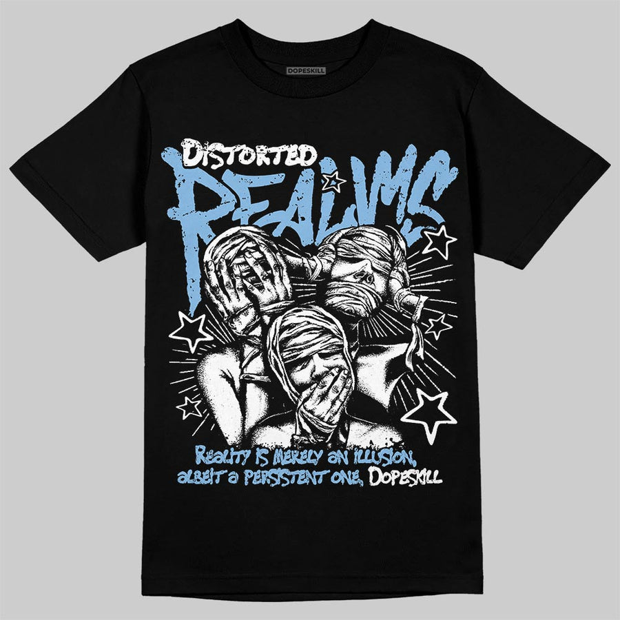 Powder Blue 9s DopeSkill T-Shirt Distorted Realms Graphic