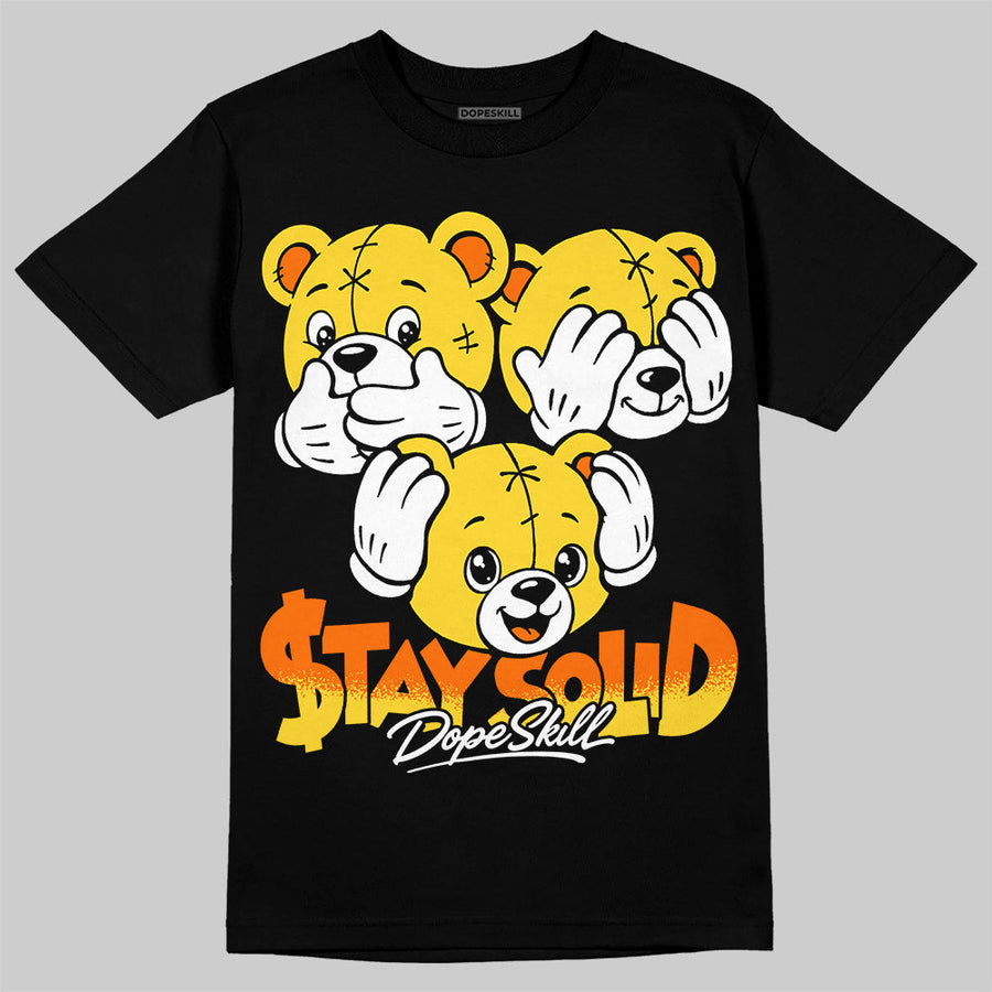 Black Tour Yellow AJ 4 Thunder DopeSkill T-Shirt Stay Solid Graphic