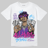 PURPLE 'All Hustle No Luck' DopeSkill Graphic T-Shirt