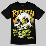 Black Tour Yellow AJ 4 Thunder DopeSkill T-Shirt Rebirth Graphic