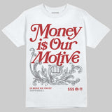 Bugs Bunny 8s DopeSkill T-Shirt Money Is Our Motive Typo Graphic