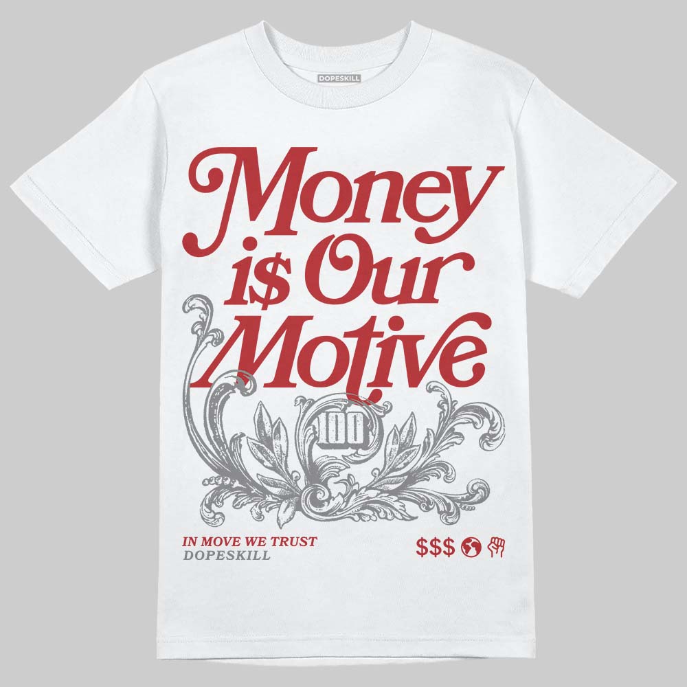 Bugs Bunny 8s DopeSkill T-Shirt Money Is Our Motive Typo Graphic