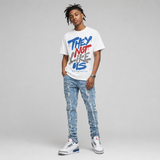 “True Blue” 3s DopeSkill T-Shirt They Not Like Us Graphic