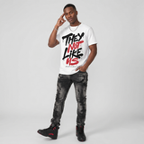 “Bloodline” 12s DopeSkill T-Shirt They Not Like Us Graphic