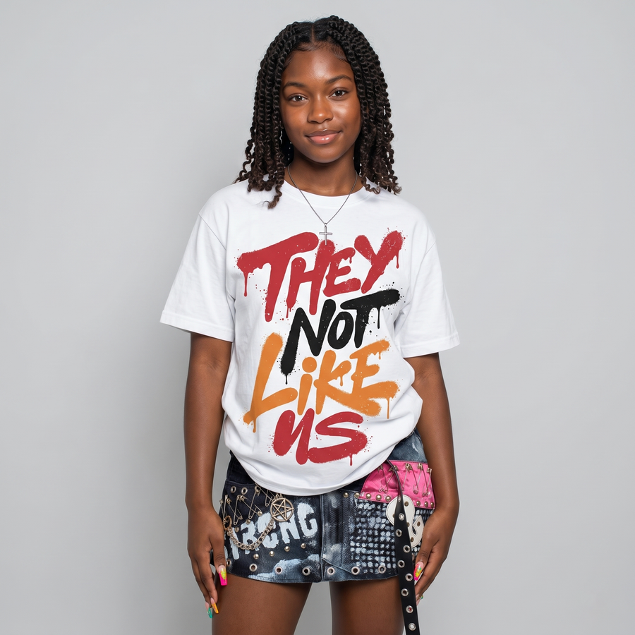 Sunset 5s DopeSkill T-Shirt They Not Like Us Graphic