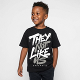 White Metallic 5s DopeSkill T-Shirt They Not Like Us Graphic