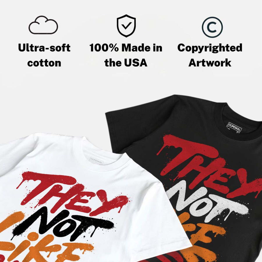 Sunset 5s DopeSkill T-Shirt They Not Like Us Graphic