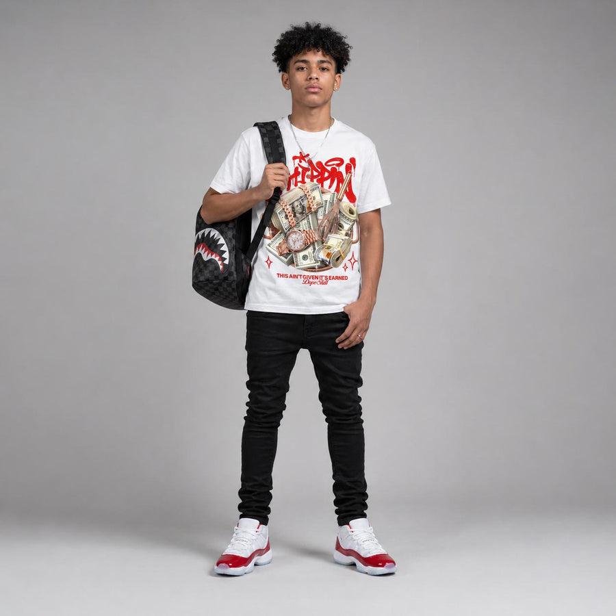 Cherry 11s DopeSkill T-Shirt Whippin Graphic