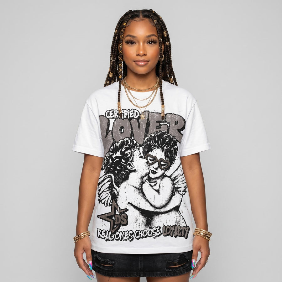 Cave Stone 4s DopeSkill Oversize Print T-Shirt Real Ones Choose Loyalty Graphic