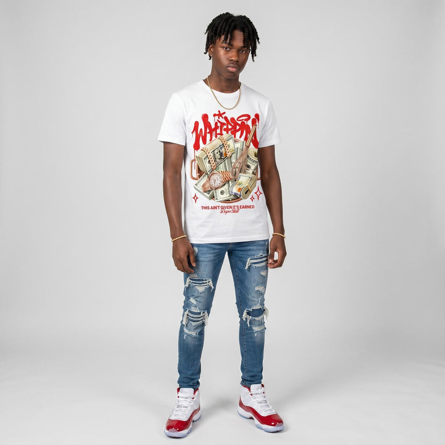 Cherry 11s DopeSkill T-Shirt Whippin Graphic