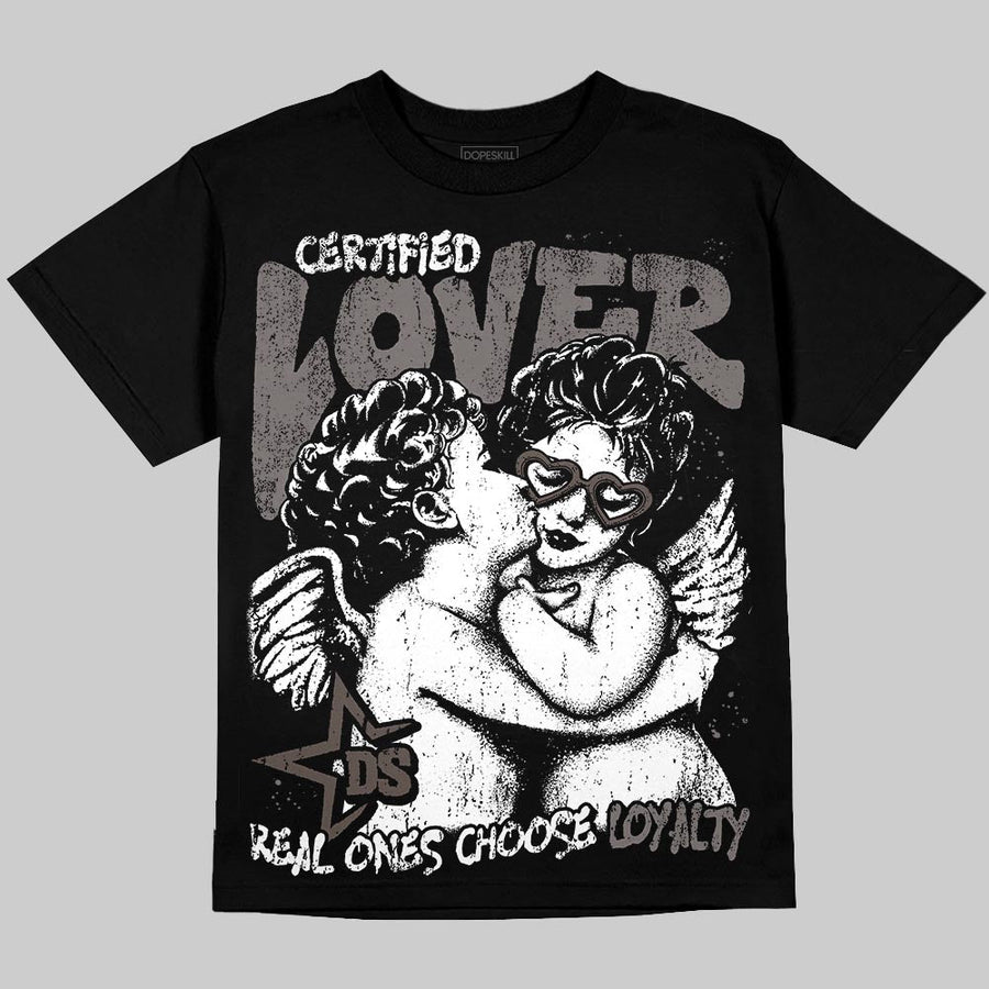 Cave Stone 4s DopeSkill Oversize Print T-Shirt Real Ones Choose Loyalty Graphic