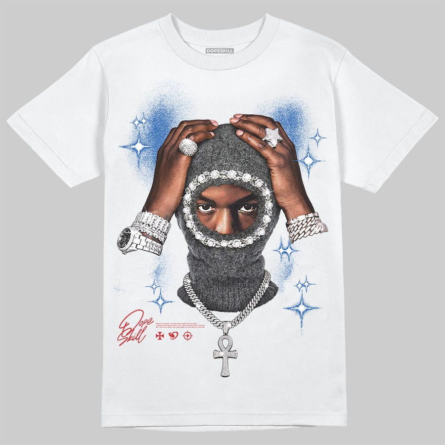 “True Blue” 3s DopeSkill T-Shirt Key of Life Graphic