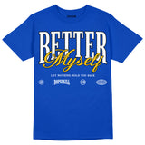 Royal Blue Collection DopeSkill Royal Blue T-shirt Better Myself Graphic