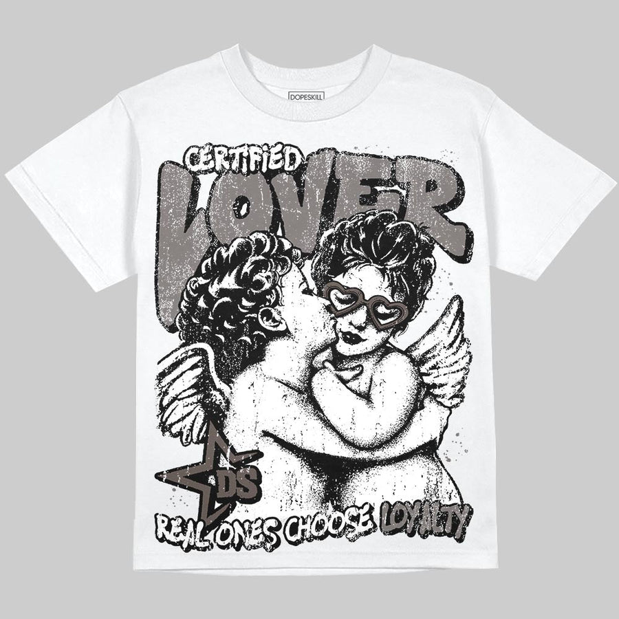 Cave Stone 4s DopeSkill Oversize Print T-Shirt Real Ones Choose Loyalty Graphic