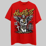 Red Collection DopeSkill Red T-shirt Heartless Graphic