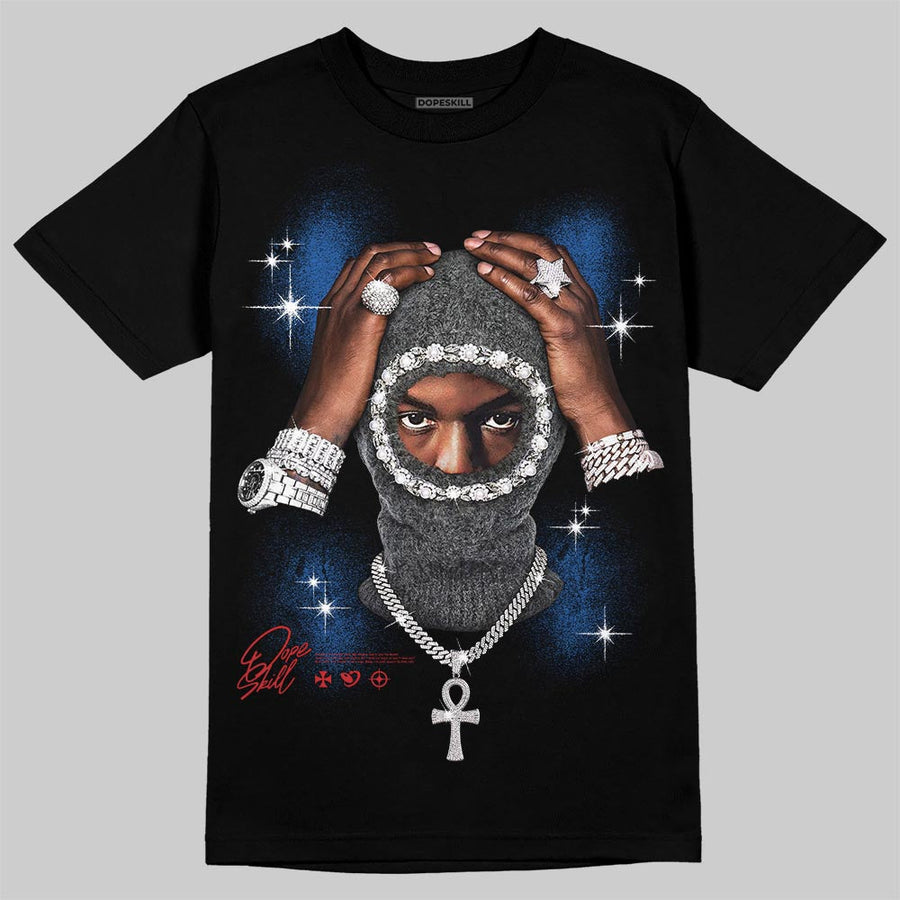 “True Blue” 3s DopeSkill T-Shirt Key of Life Graphic